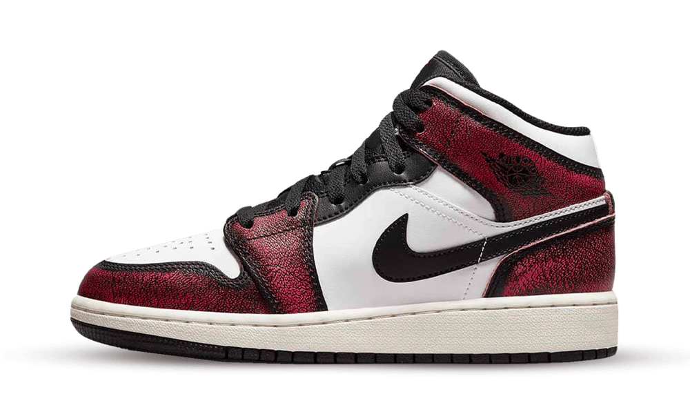 Jordan 1 Mid Wear-Away Chicago