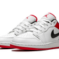 Jordan 1 Low White University Red Black