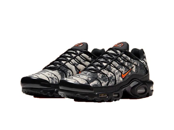 Nike Air Max Plus Camo Black Safety Orange