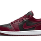 Jordan 1 Low Black Dark Beetroot (Women's)