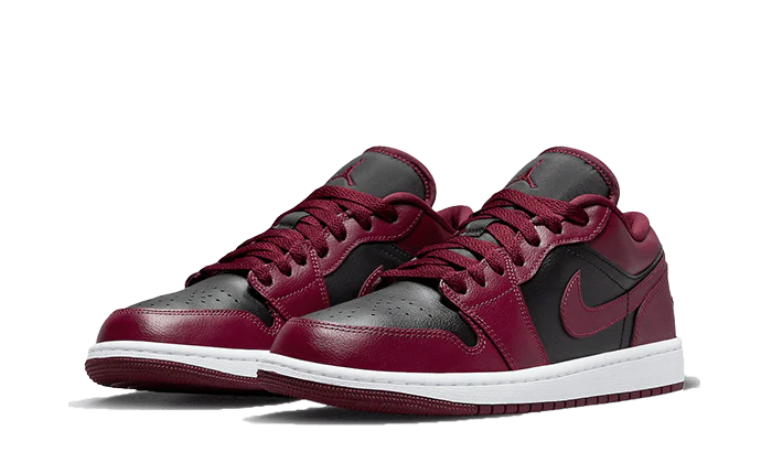 Jordan 1 Low Black Dark Beetroot (Women's)