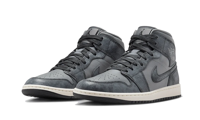 Jordan 1 Mid Distressed Smoke Grey (Women's)