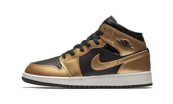 Jordan 1 Mid Metallic Gold