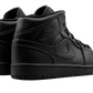 Jordan 1 Mid Triple Black