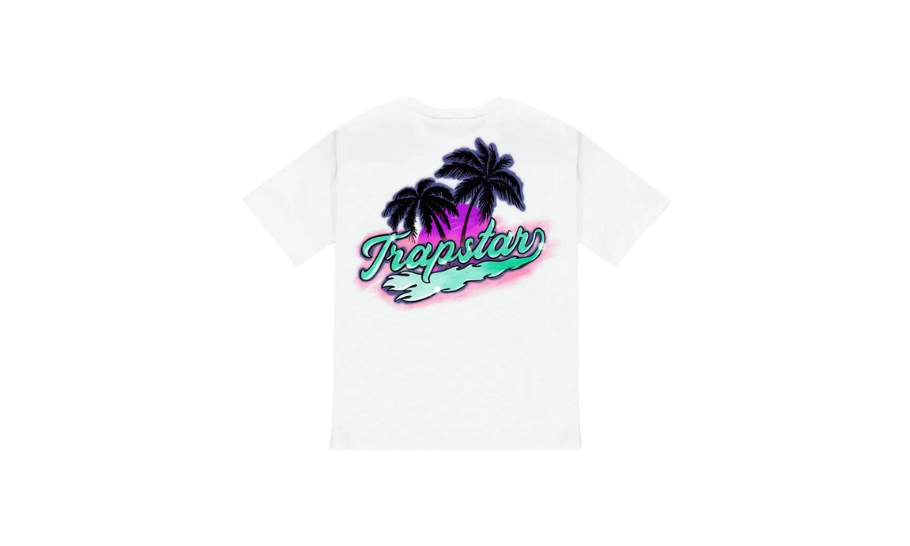 Trapstar Paradise SS23 Edition Tee White