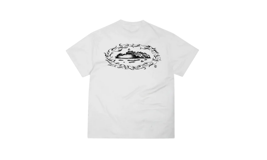 Corteiz Firey Alcatraz T-shirt White