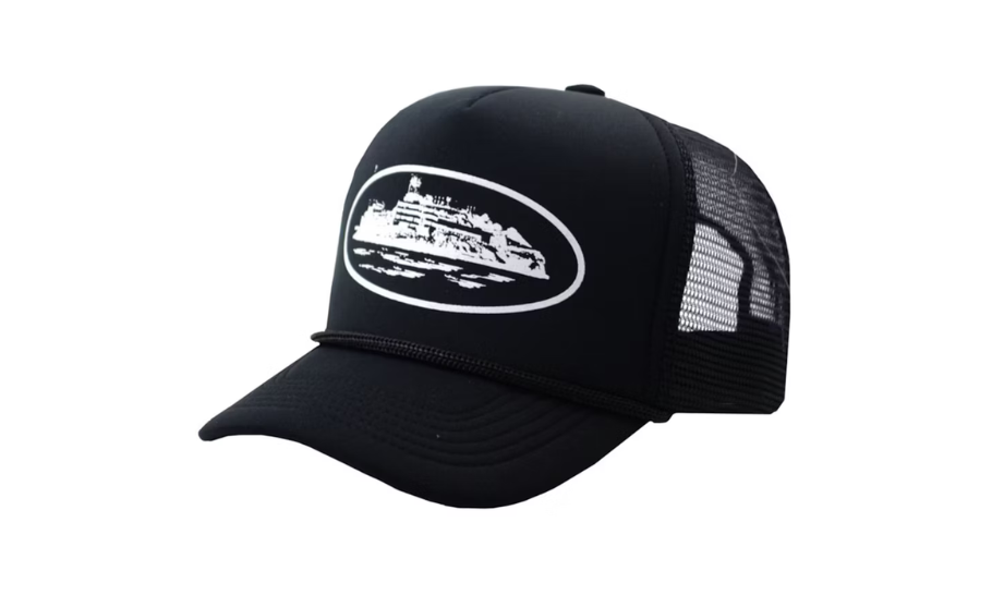 Corteiz Alcatraz Trucker Hat Black