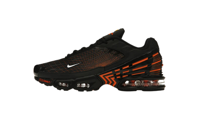 Nike Air Max Plus 3 Black Orange Spirograph