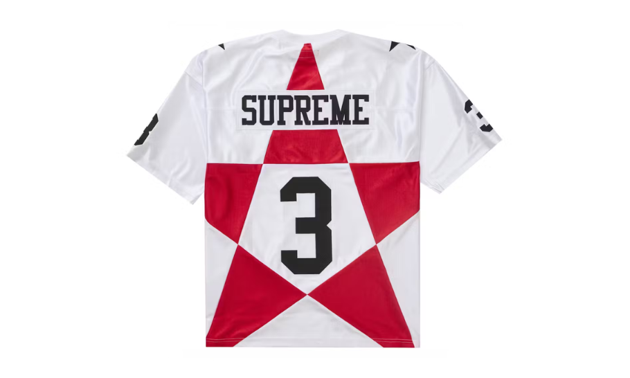 Supreme Star Football Jersey White