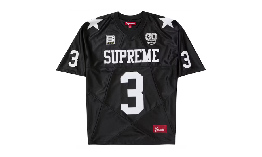 Supreme Star Football Jersey Black