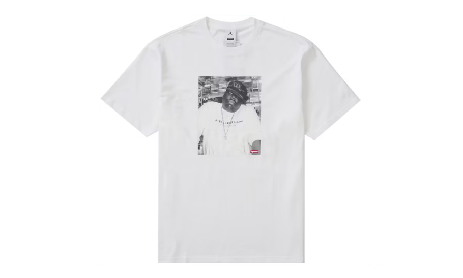 Supreme Jordan Biggie S/S Top White