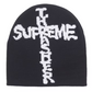 Supreme Thrasher Beanie Black