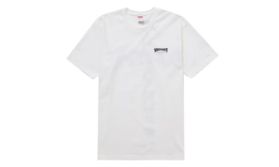 Supreme Thrasher Cross Tee White