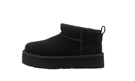 UGG Classic Ultra Mini Platform Boot Black (Kids)