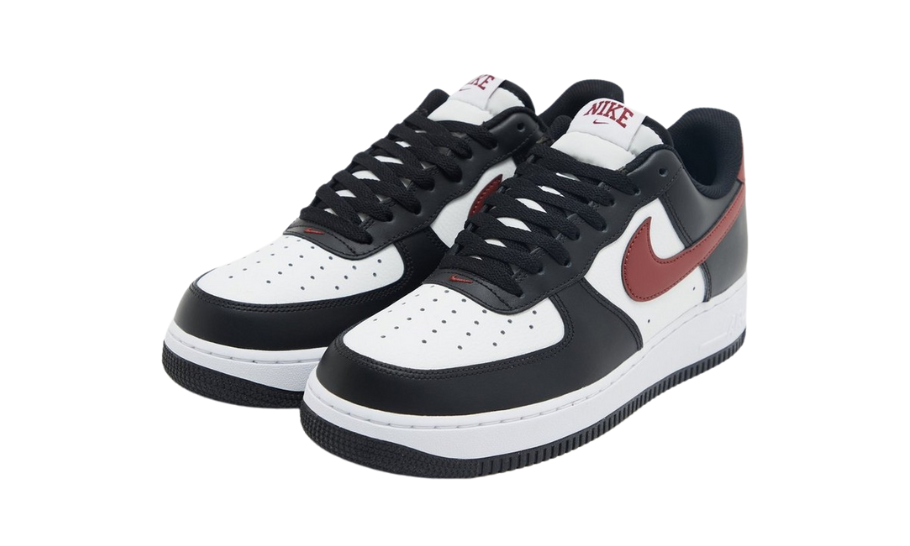 Nike Air Force 1 Low '07 Black White Dark Team Red