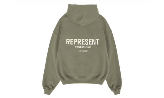 Represent Owners Club Hoodie Olive