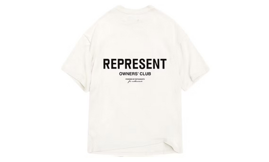 Represent Owner Club T-Shirt Flat White/Black