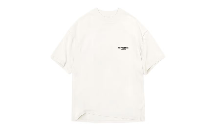 Represent Owner Club T-Shirt Flat White/Black