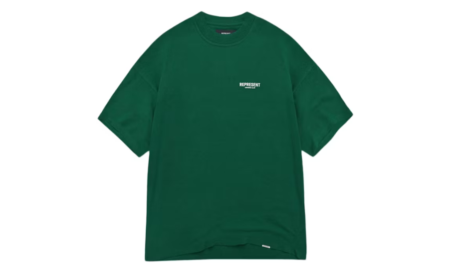 Represent Owner Club T-Shirt Racing Green/White