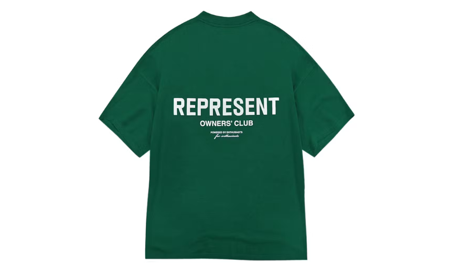 Represent Owner Club T-Shirt Racing Green/White