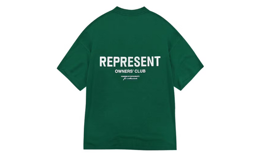 Represent Owner's Club T-Shirt Racing Green/White