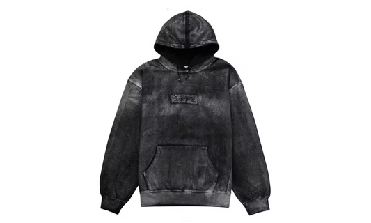 Supreme MM6 Maison Margiela Foil Box Logo Hooded Sweatshirt Black