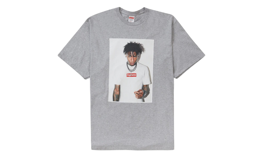 Supreme NBA Youngboy Tee Heather Grey