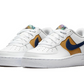 Nike Air Force 1 Low '07 LV8 White Blue Void Metallic Gold (GS)