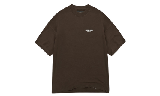 Represent Owner Club T-Shirt Brown/White