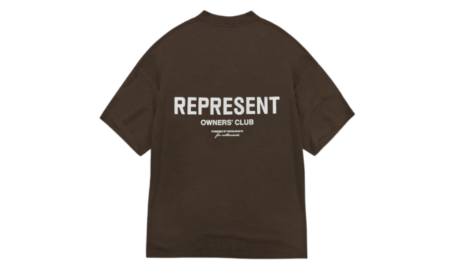 Represent Owner Club T-Shirt Brown/White