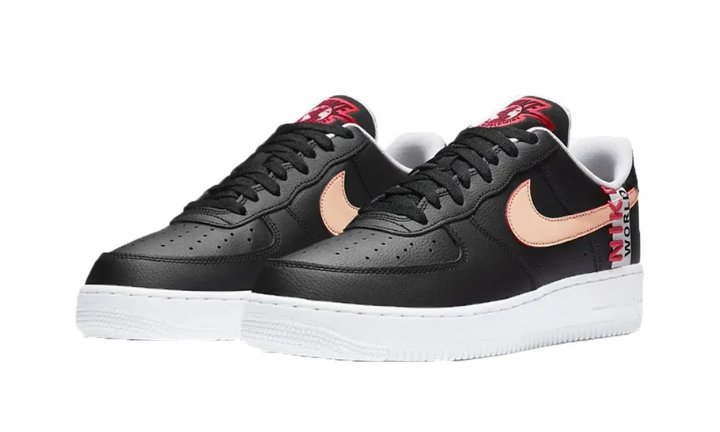 Nike Air Force 1 Low '07 LV8 Worldwide Pack Black Flash Crimson