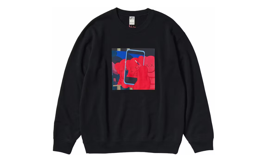 KAWS x Uniqlo Warhol Graphic 476119 Sweatshirt Black