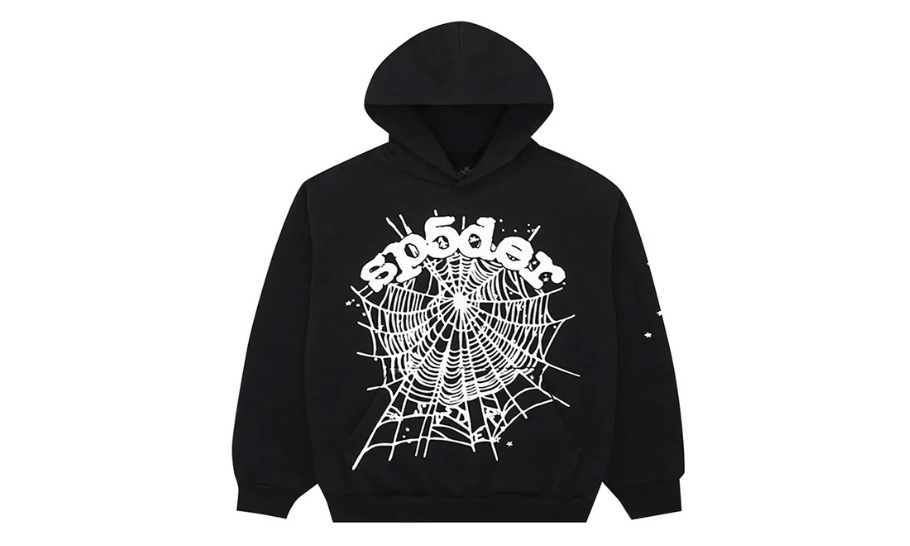 Sp5der OG Web Hoodie Black