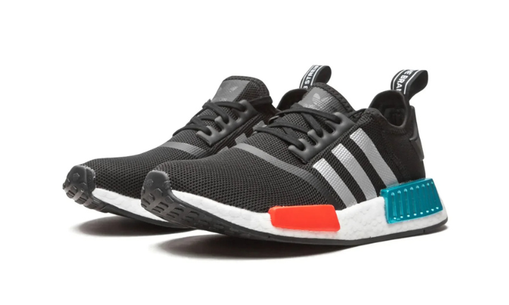 adidas NMD R1 Core Black Silver Metallic (GS)