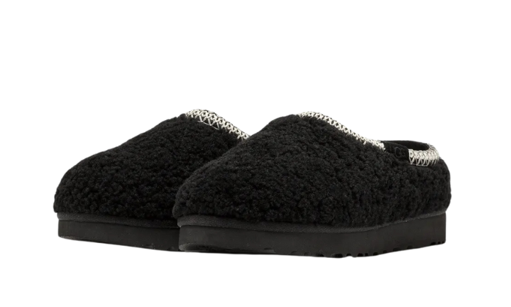 UGG Tasman Maxi Curly Slipper Black (Women's)