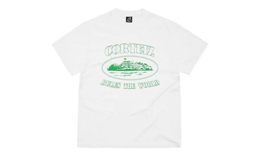 Corteiz Alcatraz Tee White/Green