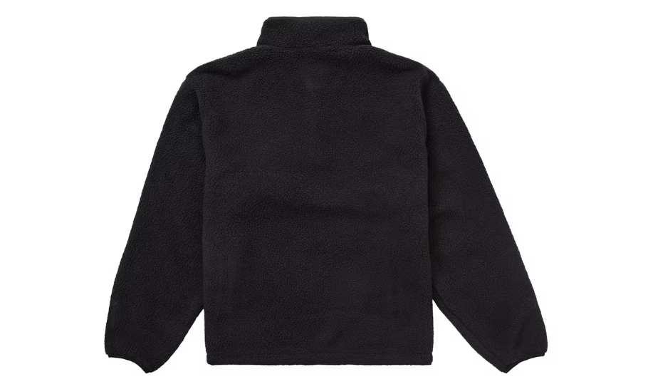 Supreme Polartec Shearling Reversible Pullover (FW24) Black