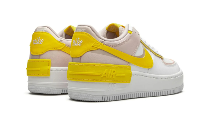 Nike Air Force 1 Low Shadow White Barely Rose Speed ​​Yellow (Women's)