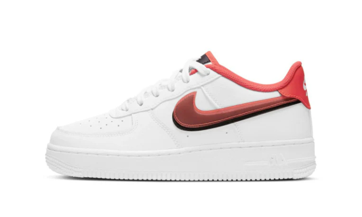 Nike Air Force 1 LV8 Double Swoosh Bright Crimson (GS)