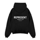 Represent Owners Club Zip Hoodie Black