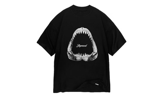 Represent Shark Jaws T-shirt Off Black