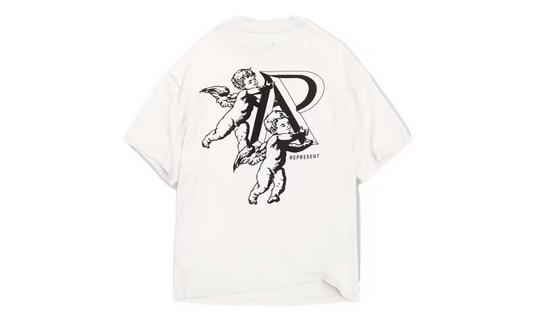 Represent Cherub Initial T-Shirt Shirt Flat White