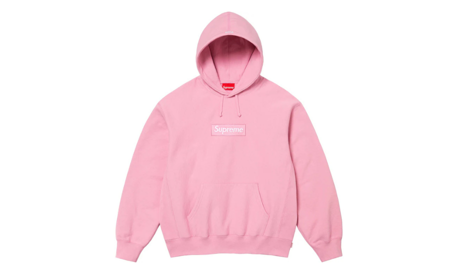 Supreme Box Logo Hooded Sweatshirt Sweatshirt (FW24) Pink