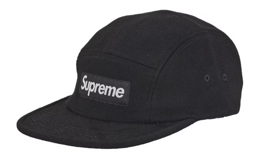 Supreme Wool Camp Cap (FW24) Black