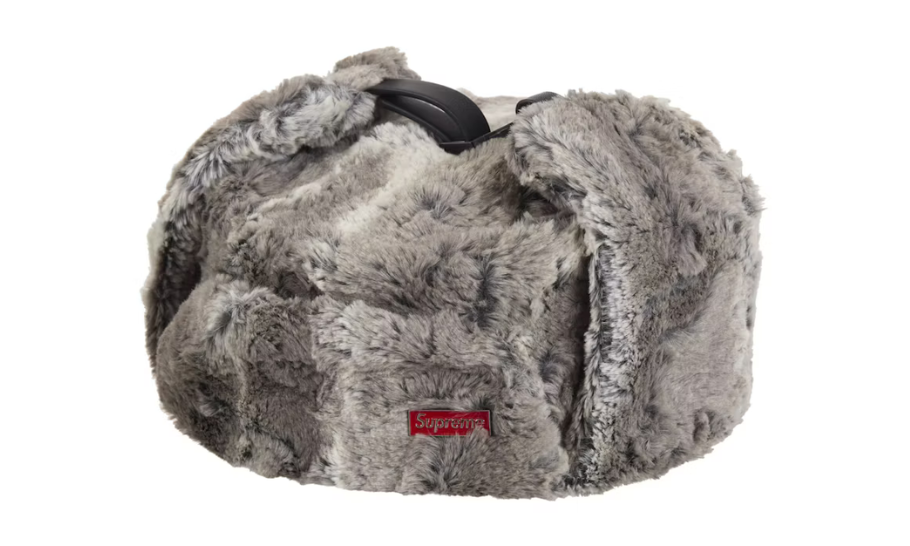 Supreme Ushanka Hat Grey