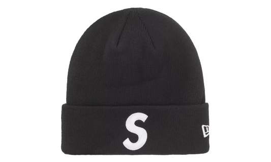 Supreme New Era S Logo Beanie (FW24) Black