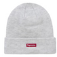 Supreme New Era S Logo Beanie (FW24) Heather Grey