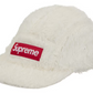 Supreme Fuzzy Camp Cap White