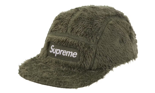 Supreme Fuzzy Camp Cap Olive