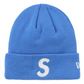 Supreme New Era S Logo Beanie (FW24) Blue